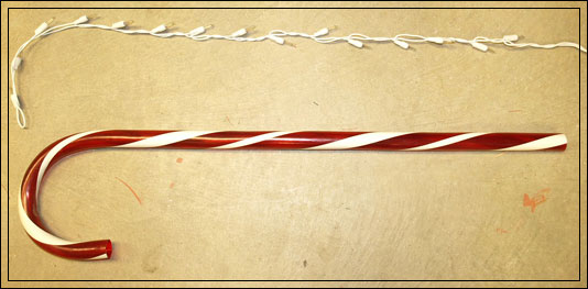 Candy Cane Walking Stick